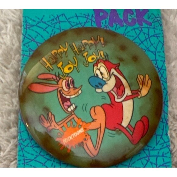 Vintage 1992 Collector Buttons 1992 Disneys Beauty And The Beast & Nicktoons - Picture 4 of 7